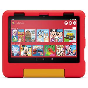 Amazon Kid-Proof Case for Fire HD 8 tablet (Only compatible with 12th generation tablet), Disney Cars
