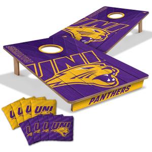 YouTheFan NCAA 2 x 3 Wood Cornhole Game with Logo Bags (Northern Iowa Panthers)