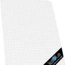 Office Chair Mat for Carpet, 32x48 Heavy Duty Clear Plastic Rolling Chair Mat for Carpet Floor, Under Computer Desk Chair Floor Mats Protector Carpeted Floors