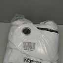 NICETOWN White Blackout Curtains 84 inches Long, Full Light Blocking Drapes with Black Liner for Nursery, Noise Reducing Thermal Insulated Draperies for Doorway (2 Pieces, 37" Wide Each Panel)