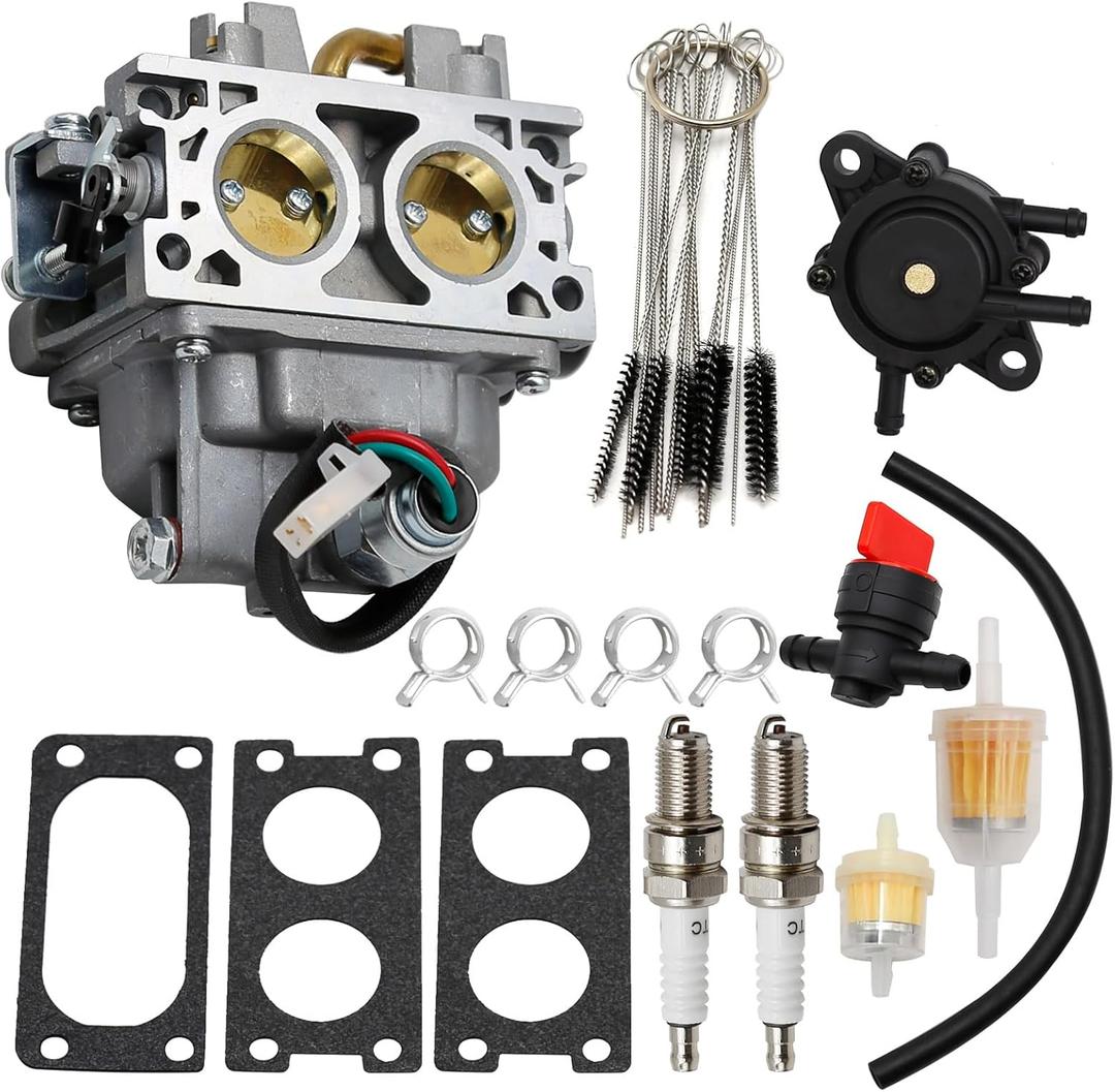 Anxingo 136-7840 127-9289 136-7842 Carburetor Replacement For Toro TimeCutter ZTR Exmark E-Series Quest, S-Series Quest (Carburetor+fuel pumps)