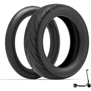 10x2.5" E-Scooter Tire. 60/70-6.5 Scooter Inner and Outer Tire Sets. Replacement Wheels for Ninebot G30 Max/ G30 G30D/ G30LP Mobility Electric Scooters
