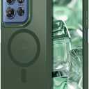 Casehas for Moto G 5G 2025 Case/Moto G Play 2025 Case, [Military Grade Drop Protection] [Compatible with MagSafe] Shockproof Slim Translucent Matte Anti-Slip Women Girls Men Protective Cover, Green 2Pcs