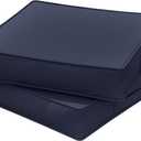 Outdoor Chair Cushions 19 X 19 X 4 Inch Patio Furniture Cushions Waterproof & Fade Resistant Outdoor Cushions for Patio Furniture with Handle & Adjustable Straps Set of 2