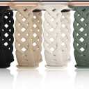 Slim Silicone Bands Compatible with Apple Watch Band 40mm 38mm 41mm 44mm 45mm 46mm 42mm Women Floral Breathable Braided Lace Thin Sport Strap Replacement Wristbands for iWatch SE Series 11 10 9 8 7 6 5 4 3 ultra 2 (Black/Walnut/Green/Starlight, 38mm/40mm/41mm)
