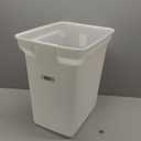 IRIS USA Dog Food Storage Container 58 lbs, Attachable Wheels, for Dog Cat Birds and other Pets, Food Storage Bin, Keep Fresh, Easy Mobility, BPA Free - Made in the USA, Almond/Pearl