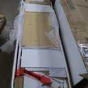 Bellemave Twin Corner Bed Frame with Storage Shelves and Desk, Wood Twin Size Daybed with Bookcase and DrawersTwin Daybed with Storage, Antique White