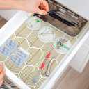 2 x Modern Peel and Stick Wallpaper Boho Gold Contact Paper for Cabinets and Drawers Geometric Bathroom Self Adhesive Removable Wallpaper for Bedroom Gold Decorative Contact Paper 197inL17.3inW