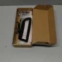 Patio Sliding Glass Door Handle with Mortise Lock 45 Keyway, Non-keyed Oak Wood Inside Handles and Zinc Diecast Outside Pull, 3-15/16" H.C., Non-Handed, Black