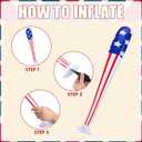 2 x 3 Pcs Halloween Women Jester Costumes Accessory Set Inflatable Baseball Bat Spike Leather Punk Cuff Bracelet Women