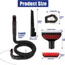 Upgraded Clean Hose Component Replacement parts for Bissell Little Green ProHeat 2694, 2513, 5207, 2513E, 4720M Vacuum Cleaner Hose 5.3in Clean brush, Clean tools, Gap brush Accessories Part #1606127