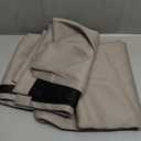 H.VERSAILTEX 100% Blackout Curtains for Bedroom with Black Liner Full Room Darkening Curtains Thermal Insulated Back Tab/Rod Pocket Window Drapes for Living Room, 2 Panels, 42 x 63 Inch, Warm Taupe