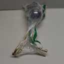 Thinker Thinking Man Statue with Crystal Ball Sculpture Figurine, Sculptures Home Decor, Home Office Living Room Desktop Display Decoration, Christmas or Birthday Gift