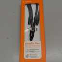 TORRAS Phone Lanyard Crossbody with 2 Phone Tabs, Adjustable Anti Theft Phone Strap for All Phones, Premium Metal Buckles, Skin-Friendly, Universal Cell Phone Neck lanyard for Travel Essentials, Black