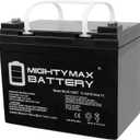 ML35-12INT - 12 Volt 35 AH, Internal Thread (INT) Terminal, Rechargeable SLA AGM Battery