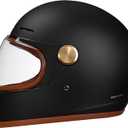 Retro Motorcycle Helmet for Adults Vintage Full Face Helmet with Ventilation System, Waterproof Design for Motorcycle Riding, X-Large