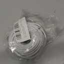 12V DC Power Extension Cable 50ft 2.1mm x 5.5mm Plug Compatible with 12V Power Adapter for Home CCTV Security Camera IP Camera DVR NVR White