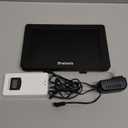 Weather Station Wireless Indoor Outdoor, Digital Thermometer with Remote Sensor, 7.5'' HD VA Display Home Weather Stations, Accurate Temperature Humidity Gauge with Weather Forecast, Atomic Clock (Black)