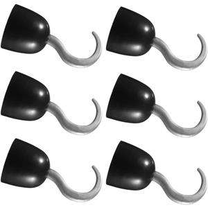 Kisangel Pirate Hook Gloves 7.5 Inch Lightweight Plastic Pirate Hook Set for Kids Boys Girls Costume Accessories Party Decorations