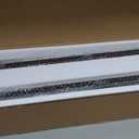 Kitstorack 2-Pack Dark Gray Long Sofa Table Behind Couch, Adjustable Height (25"-33") & 2 Power Outlets, Narrow Console Table, 5.9" D x 79" L, Thin, Split Design for Separate Use (Grey)