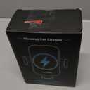 Wireless Car Charger, Fast Charging Phone Holder 3 in 1 Phone Mount Auto Clamping Car Accessories Compatible with iPhone 17 16 15 14 13 12 11 Xs XR, Samsung S23 Ultra S22 S21 S20 (Deep Red)