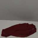 Unisex Cotton Blend Crinkle Vintage Soft Scarf with Fringed Edges 35"  70" (Burgundy Red)