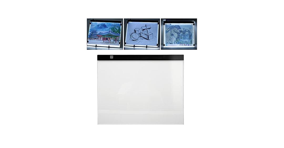 A3 LED Copy Board Light Tracing Box, Ultra-Thin Adjustable USB Power Artcraft LED Trace Light Pad for Tattoo Transferring, Drawing, Streaming, Sketching, Animation, Stenciling