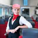 Stewardess Hat Flight Attendant Costume Accessory Air Hostess Uniform Cap Cosplay Headwear for Airline Themed Parties Halloween Dress up 1 Count 7.87 X 7.08 X 3.14 in