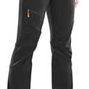 Heathyoga Snow Ski Pants Women Waterproof Softshell Insulated Fleece Lined Snowboard Pants Hiking Pants for Winter Outdoor 36W/30L