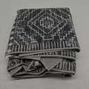 Wonnitar Moroccan Washable Kitchen Runner Rug 2'6"x8', Non-Slip Dark Grey Boho Rug Runners for Hallways, Farmhouse Floor Carpet Soft Runner for Bathroom Hall Entyway (Dark Grey,2'6"x8')