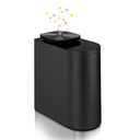 Waterless Essential Oil Diffuser with 8 Color LED Night Light, 3 Mist Levels & Timers, Portable Rechargeable Aromatherapy Diffuser for Home Car Room Studio Office, Metal (Black-100ml)