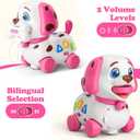 Musical Toys for 1 Year Old Girl Gifts, Bilingual Baby Toys 6-12-18 Months, First 1st Birthday Girl Gifts, Learning Educational Toddlers Puppy for 1 Year Old Boy Present
