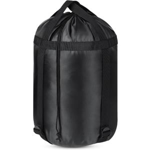 15L Sleeping Bag Stuff Sack, Sleeping Bag Cover Waterproof, Compression Stuff Sack Water Resistant Cover Sacks Organizer - Great Bags Clothes Camping Hiking Travel