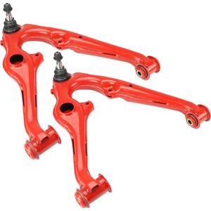 2PC Front Lower Control Arms for 2014-2018 Chevy Silverado GMC Sierra 1500, 2015-2020 Chevy Suburban, Tahoe, GMC Yukon/Yukon XL, Cadillac Escalade/Escalade ESV K623298 K623299 (Red)