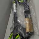 ZIFFY Scooter for Kids with Hand Brake, Foldable Kick Scooter for Ages 6-12, Lightweight Scooter for Boys with 4 Adjustable Heights, ABEC9 Bearings, Supports Up to 260 lbs by Jova (Black Green)