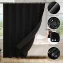 Stainless Steel Bathroom Trash Can and Toilet Brush Set,1.6 Gallon Small Trash Bin with Press Type Lid, Black Bathroom Sets with Shower Curtain and Liner for Bathroom