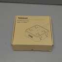 TESSAN Surge Protector Power Strip, 5 Ft Flat Plug Extension Cord with 3 USB (1 USB C) 8 Outlets, 1250W, 900J Protection, 3 Sided Outlet Extender with Power Switch for Office, Dorm Room Essentials (Grey)