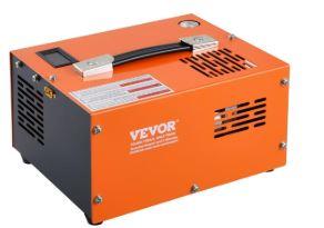 VEVOR PCP Air Compressor, 4500PSI Portable PCP Compressor, 12V DC/110V AC PCP Airgun Compressor Manual-stop, w/External Power Adapter, Built-in Fan, Suitable for Paintball, Air Rifle, Scuba Bottle (Solar Orange)