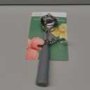 Good Living Ice Cream Scoop, Disher with Trigger Lever and Comfort Grip Handle, 1 Pack, Gray