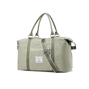 Gym Bag with Wet Pocket, Foldable Travel Duffle Bag Carry On Weekender Bags for Women, Waterproof Overnight Bag for Travel, Gym, Yoga