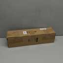 Bronze Double Curtain Rods for Windows 36 to 72 inch, Farmhouse Vintage Decorative 1 Inch Adjustable Dual Curtain Rod, Heavy Duty Boho Rustic Double Drapery Pole with Brown Grain Finials