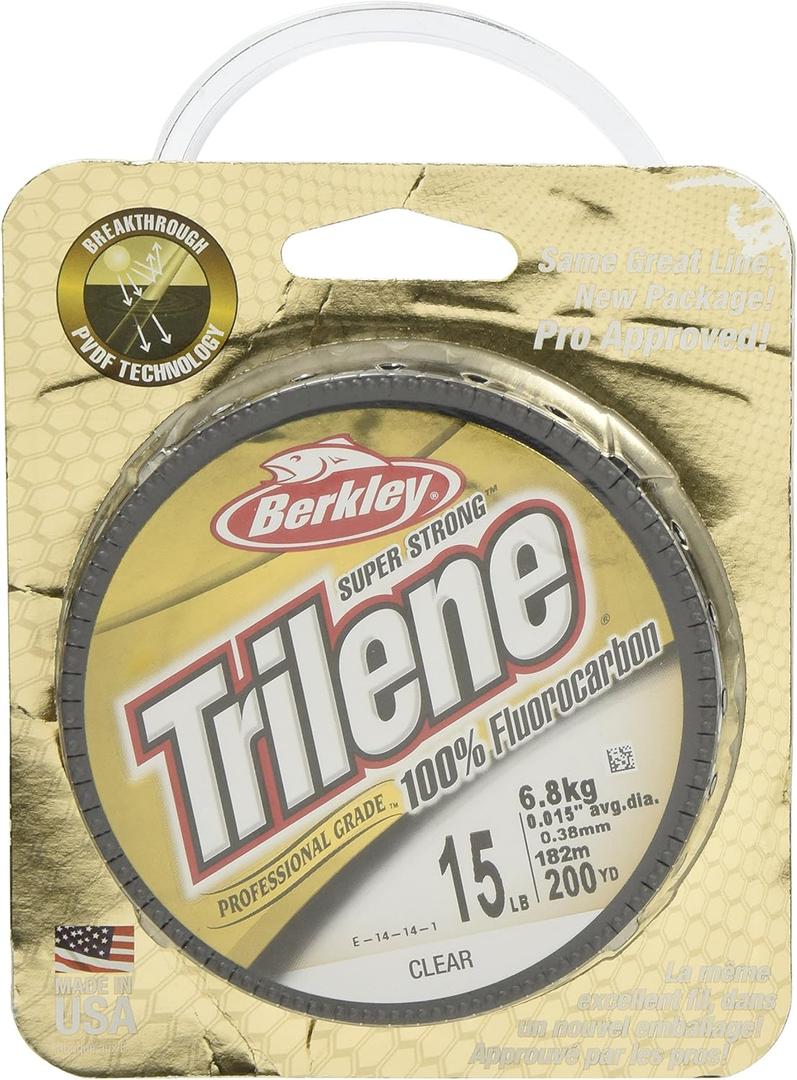 BerkleyTrilene 100% Fluorocarbon Ice Clear 0.010in | 0.25mm (200-Yard/4-Pound)