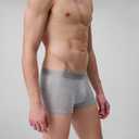 Calvin Klein mens Ultra Soft Modern Modal 3-pack Trunk (Medium, Grey Heather, Chalk, Saltwater Aqua)