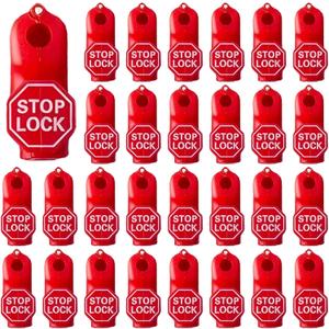100 PCS Stop Lock Security Peg Hook Locks, Universal Anti-Theft Display Hook Locks for Retail Pegboard, Plastic Security Locks with 0.24 Inches Hole for Store Display and Merchandise Protection