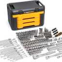 GEARWRENCH 243 Pc. 12 Pt. Mechanics Tool Set in 3 Drawer Storage Box - 80972