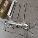 Magic Pants Hangers Space Saving - 6 Tier Stainless Steel Multi Hangers in One for Hanging Pants, Jeans,Trouser - No Slip Vertical Collapsible for Closet Organizer Saver for Men Women, 2 Pack