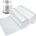 3 Gallon Small Clear Bathroom Trash Bags, Office Wastebasket Liners Garbage Bags for Restroom, Home Bins, 100 Counts
