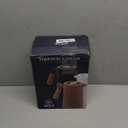 WOLFF - White Thermal Coffee Carafe  34oz / 1L Insulated Carafe - Food-Safe Plastic Exterior and Glass Liner, Wood-Style Handle  Keeps Drinks Hot or Cold, Leakproof Coffee and Tea Dispenser