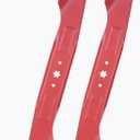 2 Packs Mower Mulching Blades Set For 46 Inch Cut MTD/Cub Cadet RZT L46 S46 Troy-Bilt Replaces 942-04244, 942-04290, 942-04244A, 742-04290, 742-04244 490-110-C131 OCC-742-04244 754-04244 561544B