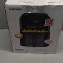 Chefman TurboFry Touch 6 Qt Air Fryer w/ Digital Display and Shake Reminder - Black